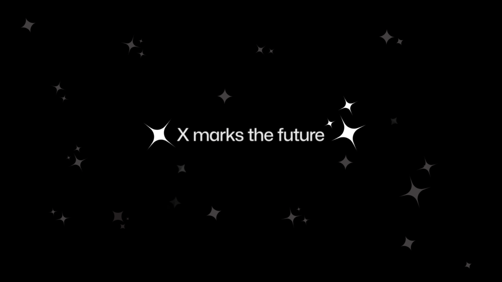 X marks the future
