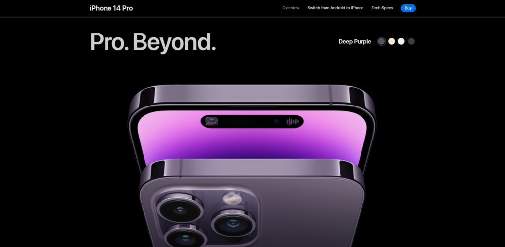 iphone landing page img